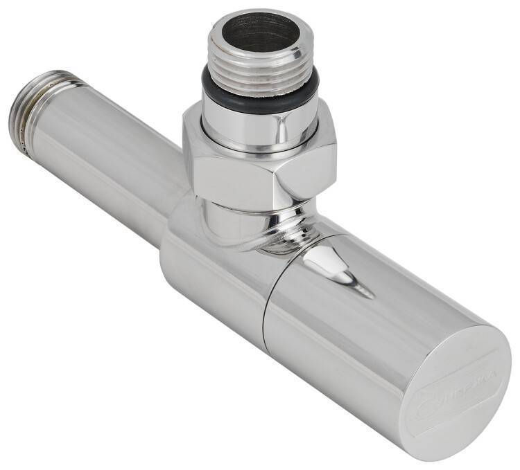 Вентиль угловой Сунержа Цилиндр G 1/2 x G 1/2 графит 01214001212