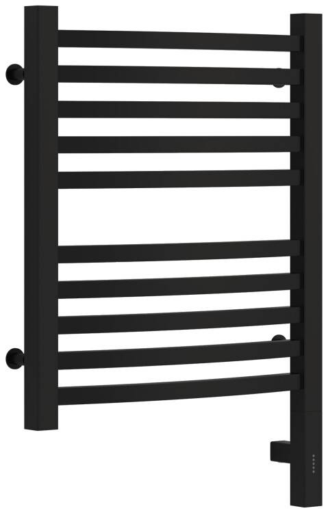 Полотенцесушитель электрический Сунержа Аркус 3.0 620x430 мм МЭМ нижнее справа черный матовый 3157055040