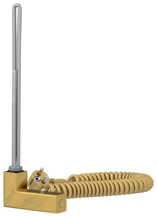 Модуль электрический многофункциональный Сунержа CUBE левый золото 0315173007