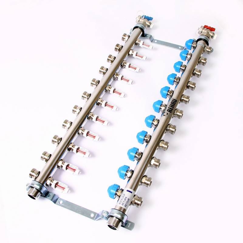 Коллекторная группа REHAU HKV-D 1 x 3/4 EK 11 выходов 208111