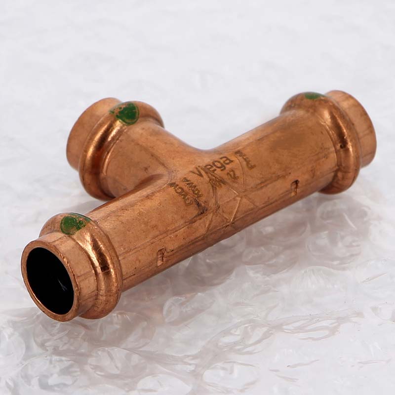 Тройник пресс медный Viega Profipress 12 мм 291884