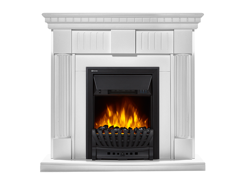 Портал для электрокамина Firelight Colonna Classic белый НС-1241833