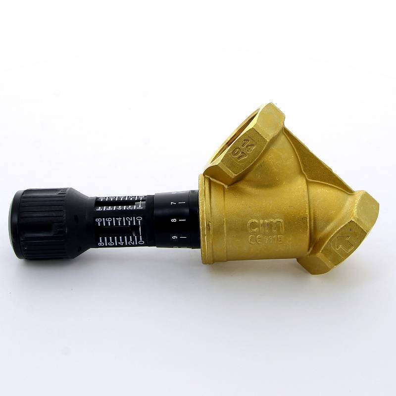 Клапан балансировочный ручной Cimberio CIM 727OT 2 ВВ с фиксацией настройки CIM 727OT N 2