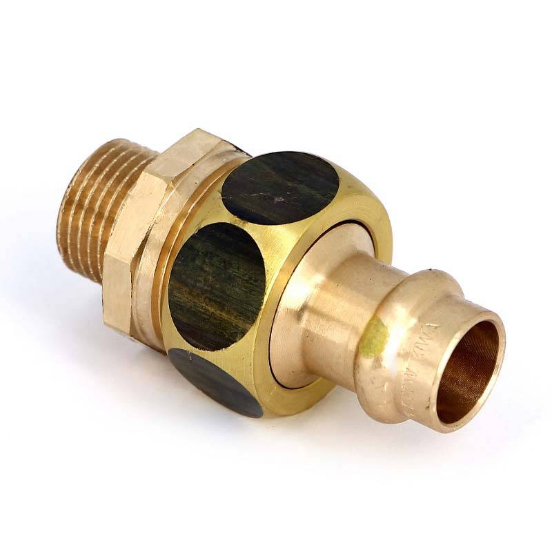 Муфта разъёмная пресс-Н бронза Viega Profipress G плоская прокладка 15x1/2 379391