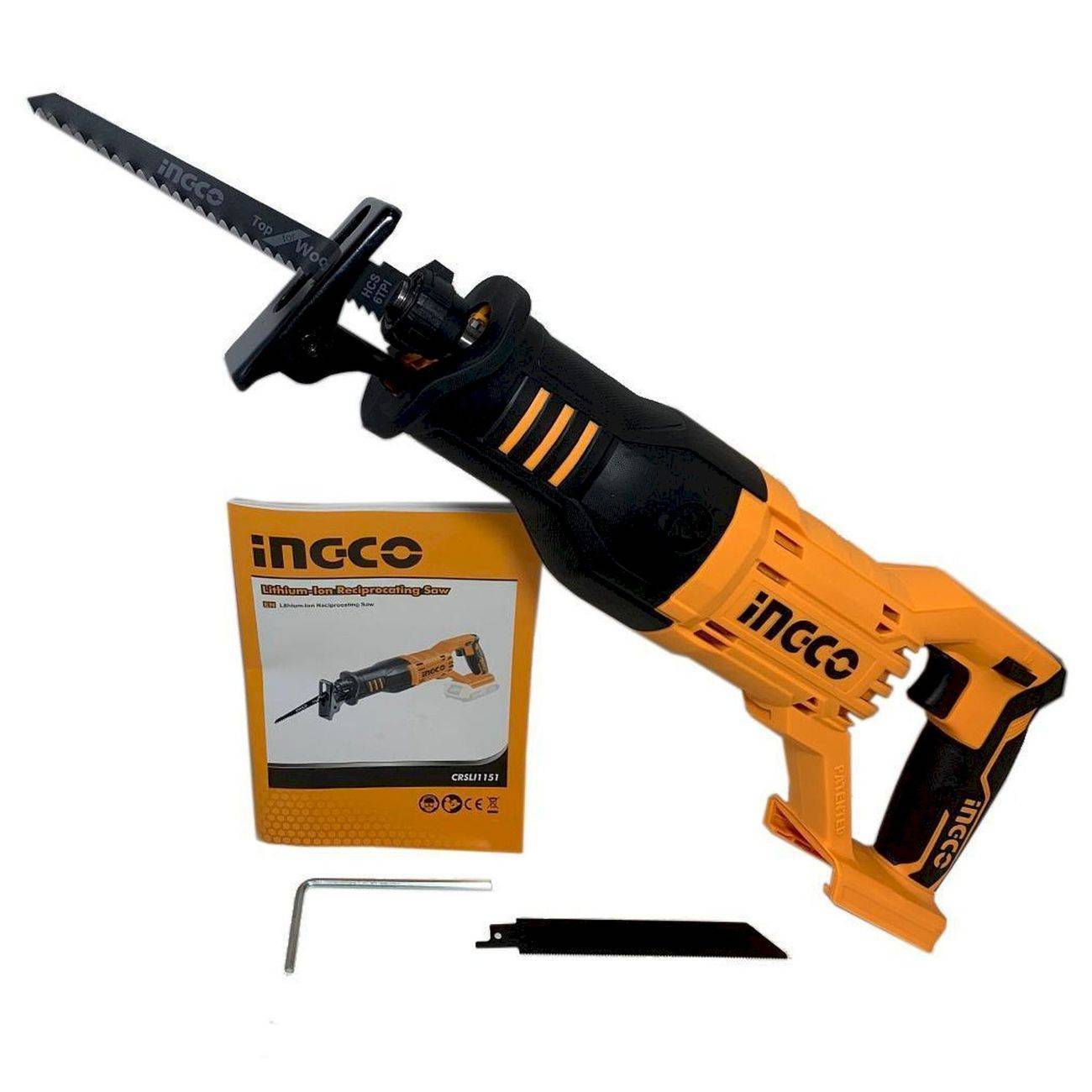 Пила сабельная аккумуляторная INGCO CRSLI 20 В CRSLI