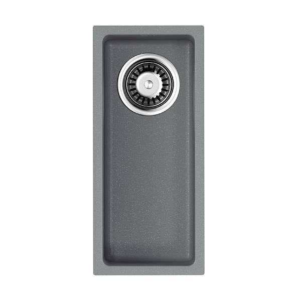 Кухонная мойка Omoikiri Bosen 20-U-GR Tetogranit 20x44 см leningrad grey 4993537