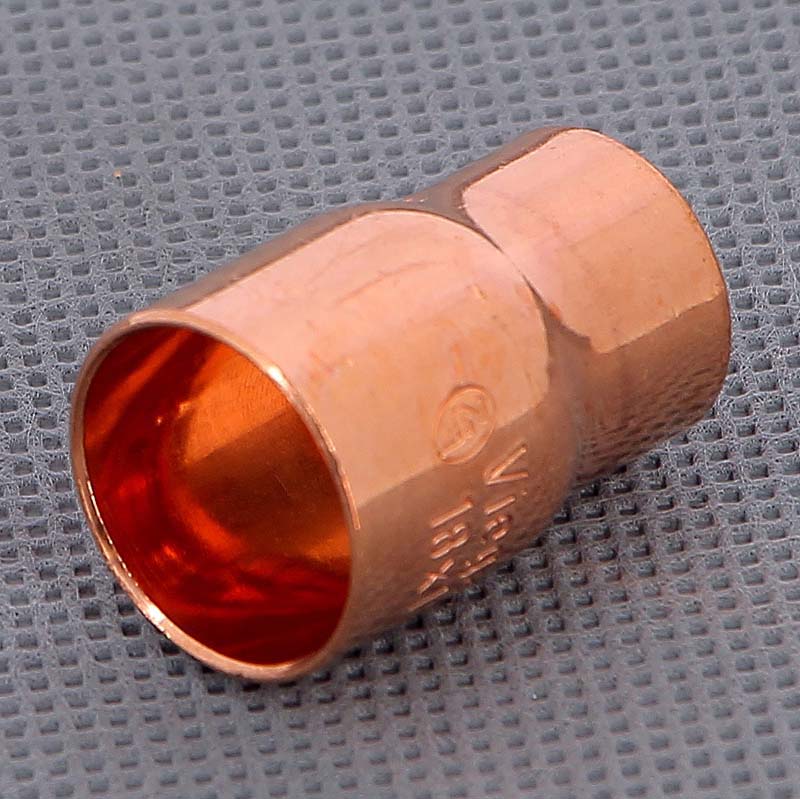 Муфта редукционная медная Viega 18х15 мм пайка 101176