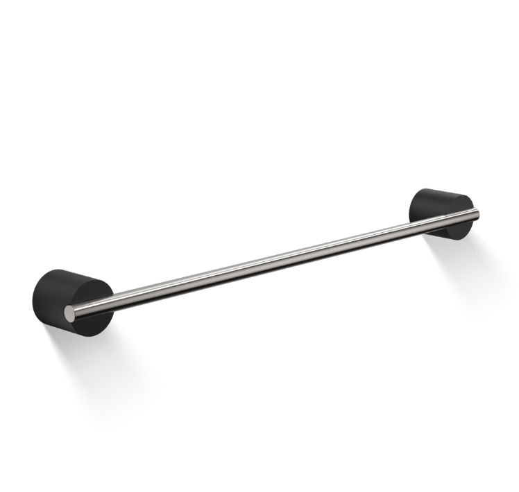 Полотенцедержатель Decor Walther STONE HTE 45 450 мм матовая сталь/черный матовый 0975165