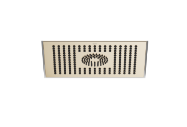 Верхний душ Dornbracht 300x240 мм потолочный встраиваемый, 2 режима, цвет Light Gold 2804398027