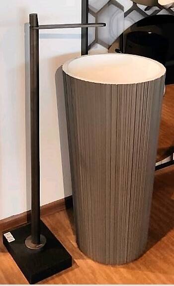 Смеситель для раковины Antonio Lupi Indigo с внутренней частью графит ND902GR/ND902IN