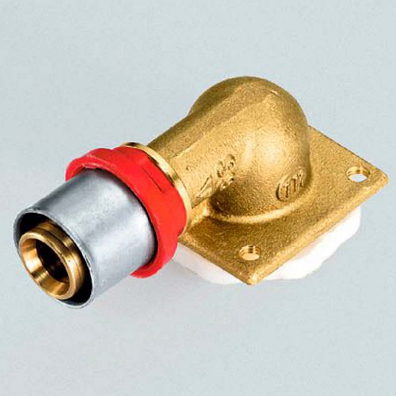 Водорозетка пресс-В Tiemme 20 x 1/2 с контргайкой 1650260