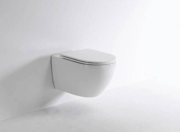 Унитаз подвесной безободковый TECE TeceSpring R 360х530х350 мм белый 9700998P