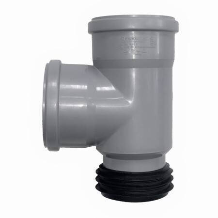 Тройник-восстановитель раструба Ostendorf HT HTSA 110/110 мм 87° RAL 7037 115740