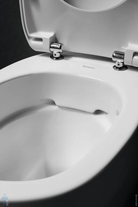 Сиденье для унитаза Geberit iCon Square SoftClose металлические петли 571910000