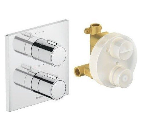 Смеситель для душа Duravit Wave на 2 потребителя хром TH4200007010