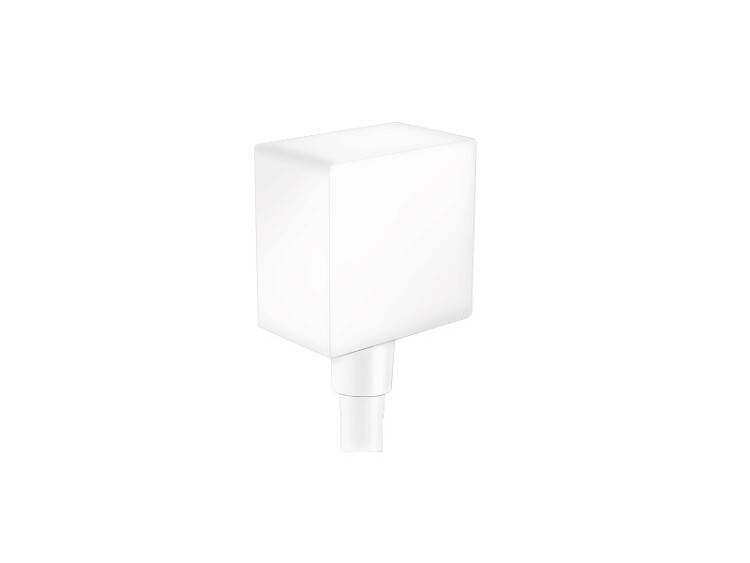 Шланговое подсоединение Hansgrohe FixFit Square белый матовый 26455700