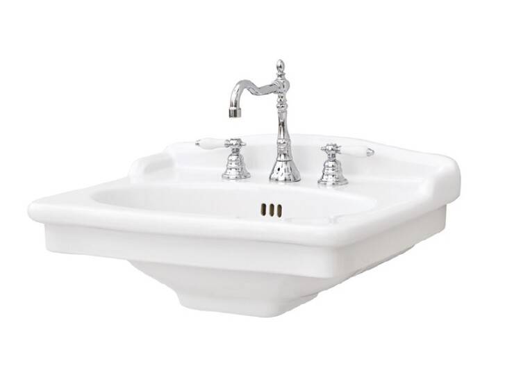 Раковина подвесная Artceram Hermitage 680x550 мм белый глянцевый HEL0020100