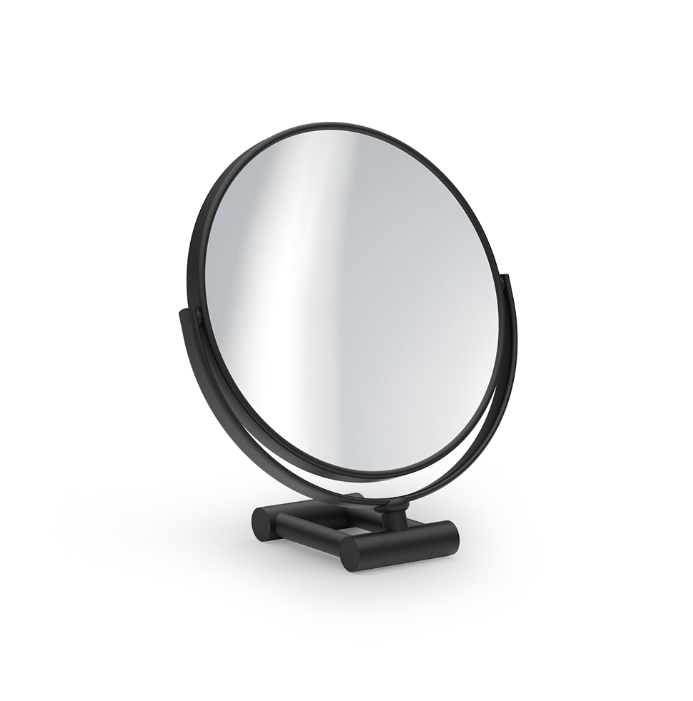 Косметическое зеркало настольное Decor Walther SPT 10 170x215 мм без подсветки черный матовый 0118260