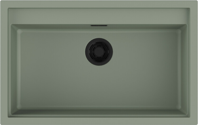 Кухонная мойка OMOIKIRI Sintesi 80 790x500 мм зеленая волна 4997138