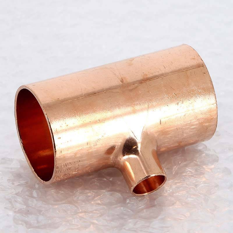 Тройник медный Viega под пайку 42х15х42 мм 118556