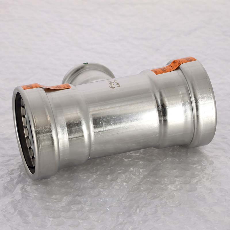 Тройник пресс нержавеющая сталь Viega Sanpress Inox XL 64х42х64 мм 578046