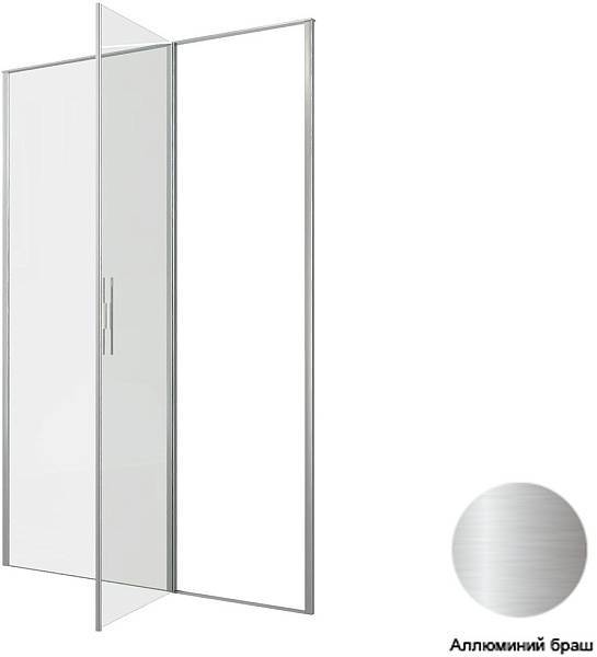 Душевая дверь Allen Brau Priority 140x200 см серебро стекло прозрачное 8 мм 3.31035.BA