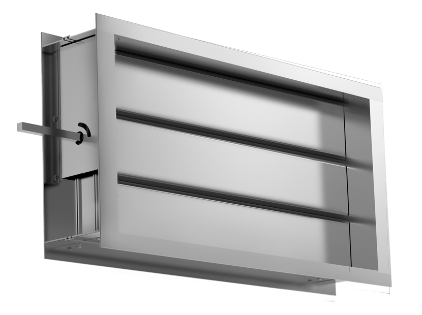 Клапан воздушный Shuft DRr 900х500 с подставкой под электропривод НС-0080817