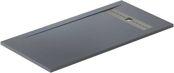Душевой поддон Allen Brau Infinity 160x90x3 см серый базальт 8.21007-BGM