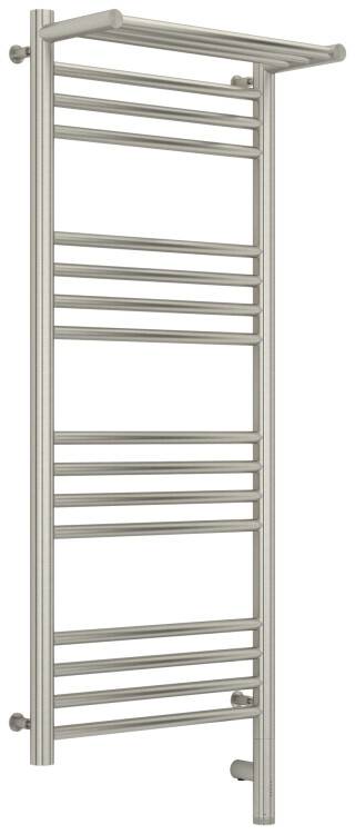 Полотенцесушитель электрический Сунержа Богема 3.0 с 1 полкой 400x1000 мм МЭМ нижнее справа сатин 07158071040