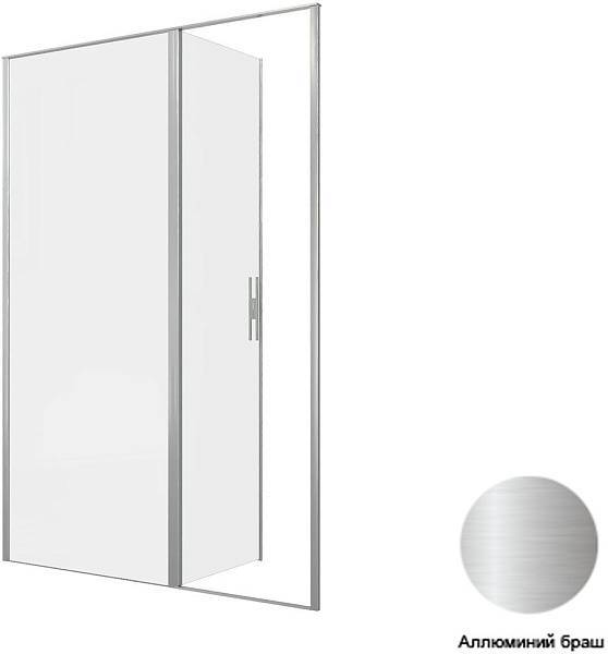 Душевая дверь Allen Brau Priority 140x200 см серебро стекло прозрачное 8 мм 3.31035.BA
