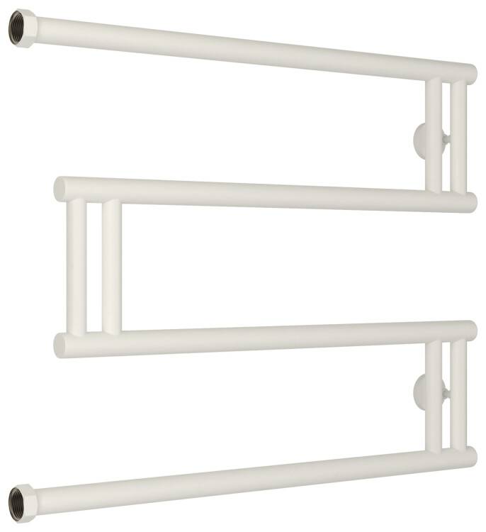 Полотенцесушитель водяной Сунержа High-Tech model M 660x500 мм матовый белый 30-4050-5065