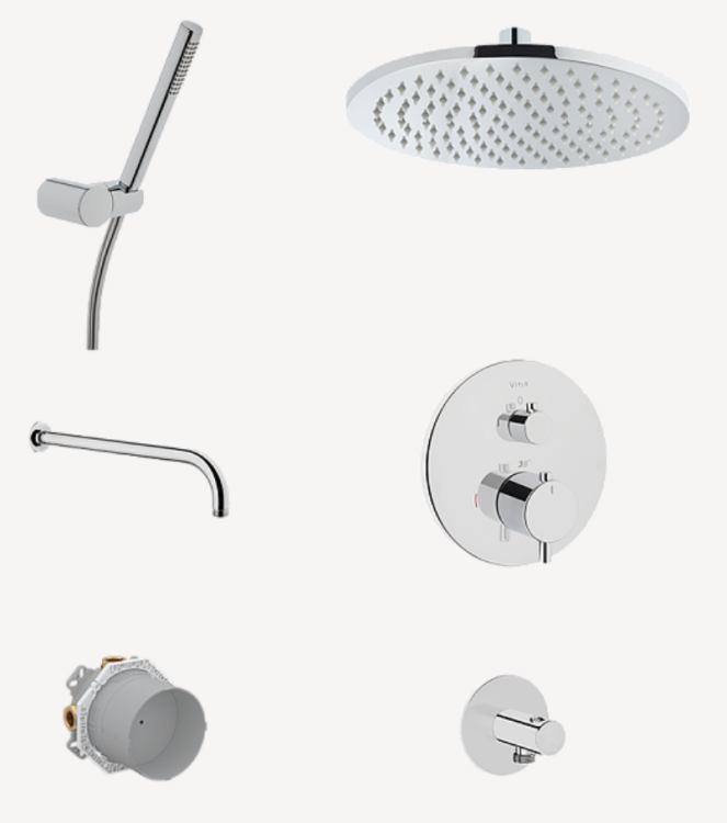 Душевой комплект VitrA Origin хром A49311EXP