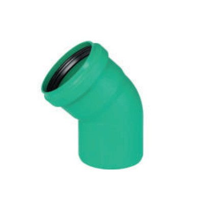 Отвод канализационный Ostendorf KG2000 KG2000B 45° 200 мм RAL 6017 771620