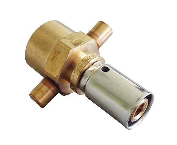 Соединение прессовое TECEflex 16x2-1/2 ВР бронза 1517643