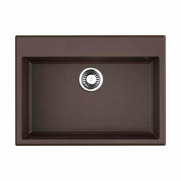 Кухонная мойка OMOIKIRI Tedori 68-P 680x500 мм темный шоколад 4993968