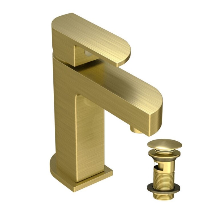 Смеситель для раковины Jaquar Alive однорычажный золотая пыль ALI-GDS-85011BCLW