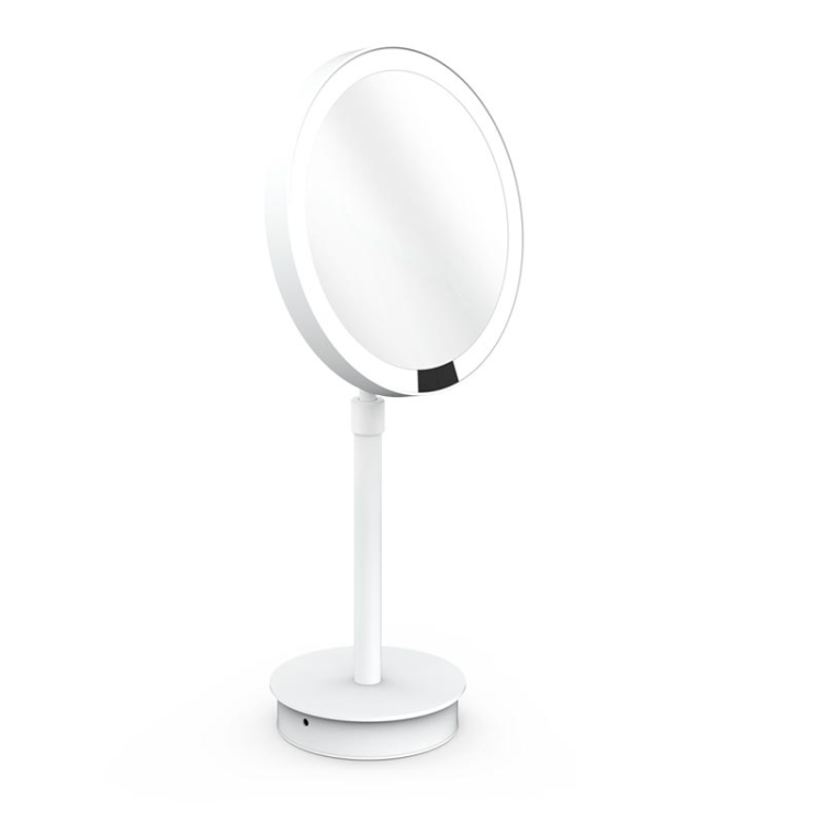 Косметическое зеркало Decor Walther JUST LOOK S круглое с подсветкой белый матовый 0125450