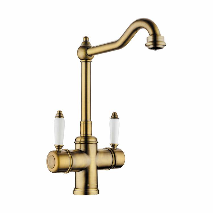 Смеситель для кухни OMOIKIRI Tottori античная латунь 4994009