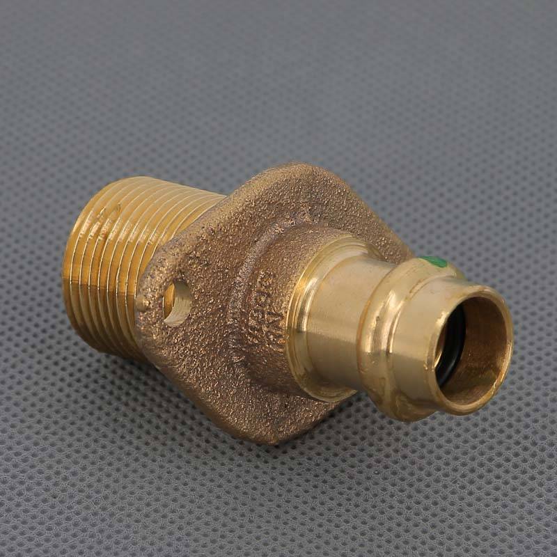 Водорозетка пресс-В с контргайкой 3/4 Viega Sanpress 15x1/2 325060