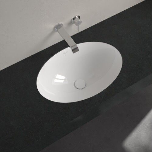Раковина встраиваемая снизу Villeroy & Boch Loop & Friends 560x380 мм без перелива CeramicPlus цвет альпийский белый 4A5501R1