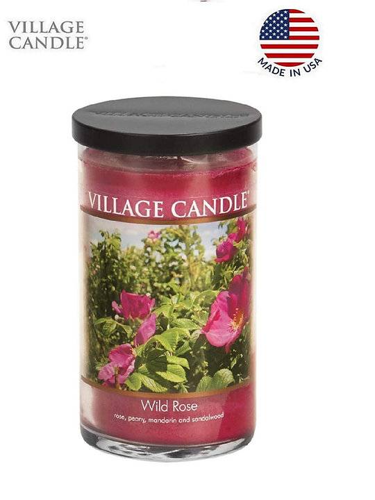 Ароматическая свеча Village Candle Wild Rose Дикая роза 538 г 10178