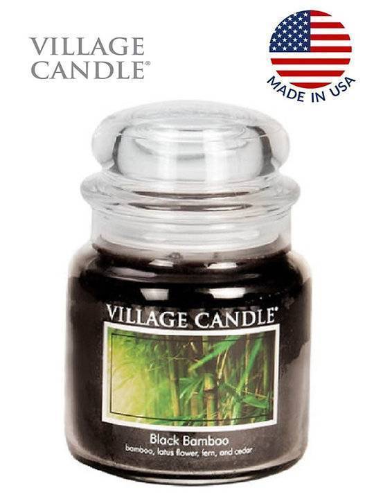 Ароматическая свеча Village Candle Черный бамбук 389 г 10060