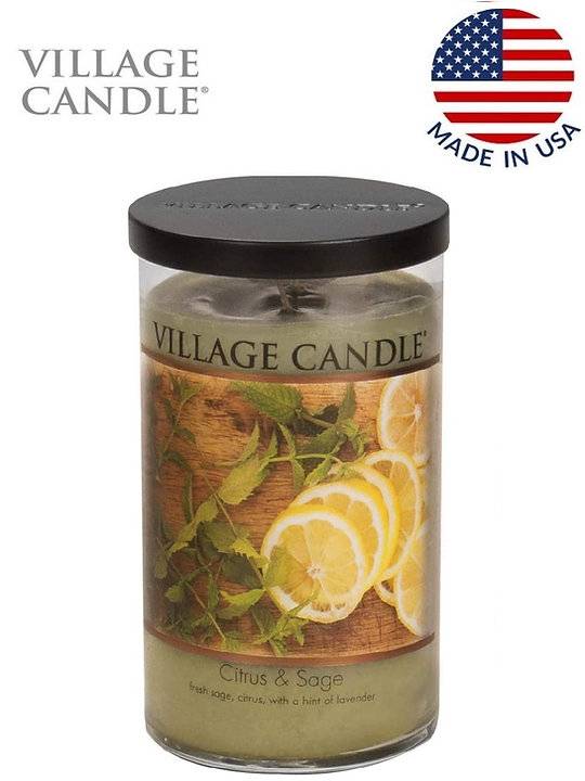 Ароматическая свеча Village Candle Цитрус и шалфей 538 г 10068