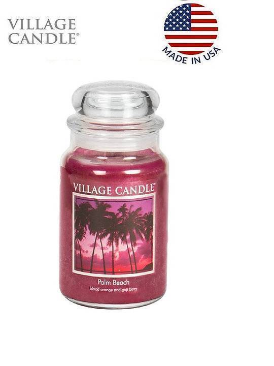 Ароматическая свеча Village Candle Beach Paradise Пляжный рай 602 г 10120