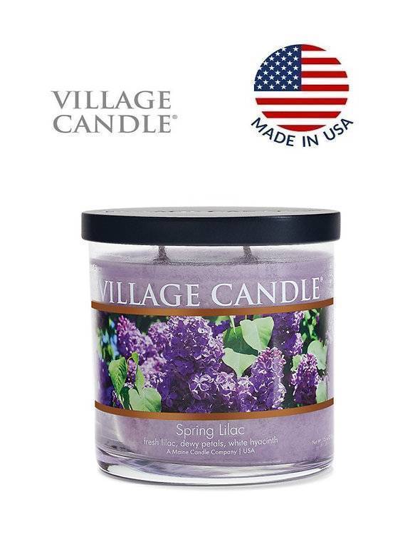 Ароматическая свеча Village Candle Spring Lilac Весенняя сирень 213 г 10148