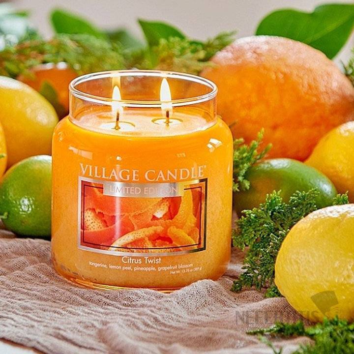Ароматическая свеча Village Candle Цитрусовый микс 389 г 10067