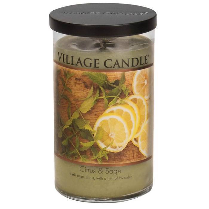 Ароматическая свеча Village Candle Цитрус и шалфей 538 г 10068
