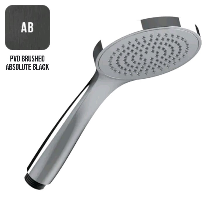 Ручной душ Almar Hand Showers 100 мм Absolute Black Brushed PVD E082114AB