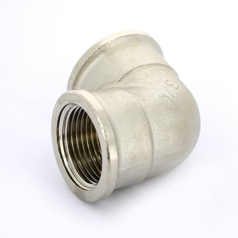 Угольник латунный никелированный Tiemme 3/4 ВР-ВР 1500162