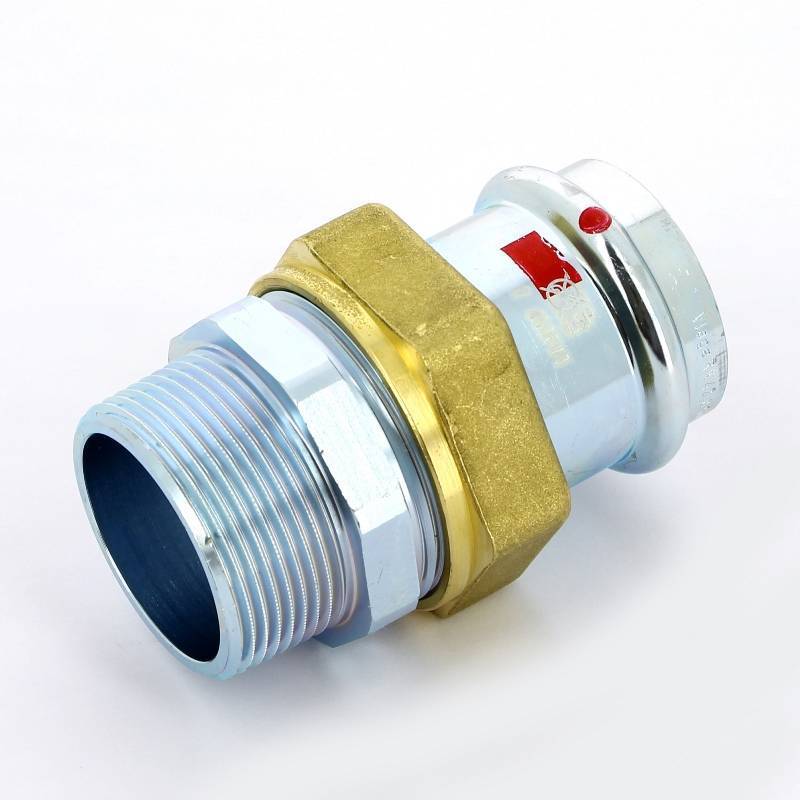 Муфта переходная Viega Prestabo пресс-НР с накидной гайкой 42х1 1/2 559281